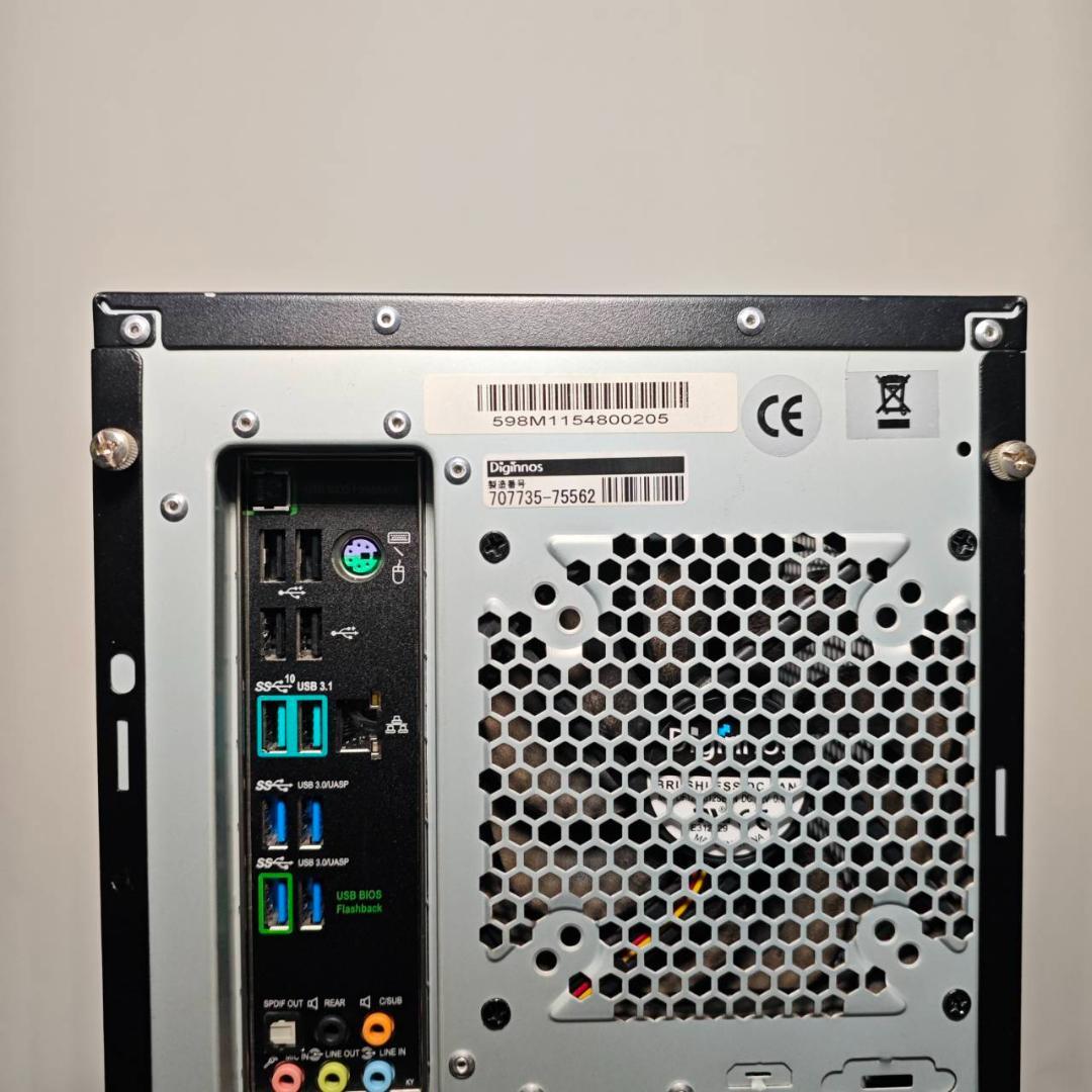 ゲーミングPC/i7/500GB/NVIDIAグラボ/MSOffice/ドスパラ