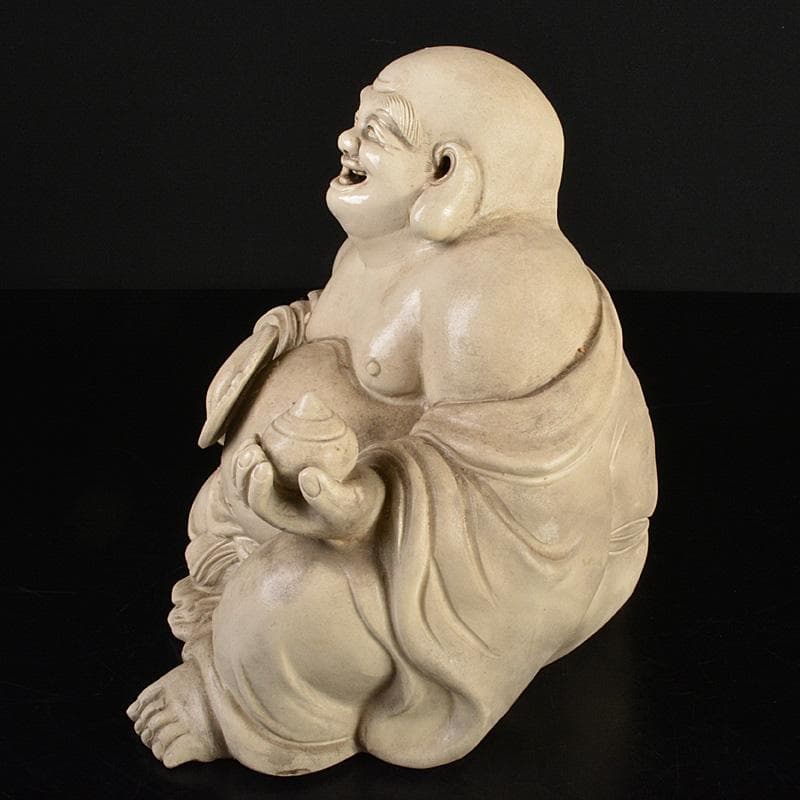 備前焼　古備前　備前森製　白備前　布袋伏せ香炉　D　R7150