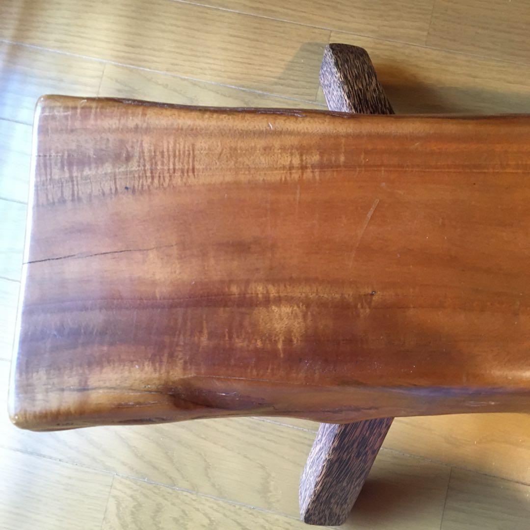 無垢材 天然木ミニベンチ