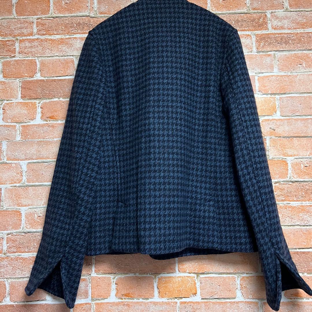 マーガレットハウエル　Pコート　カラーネップ　ミックスツイード