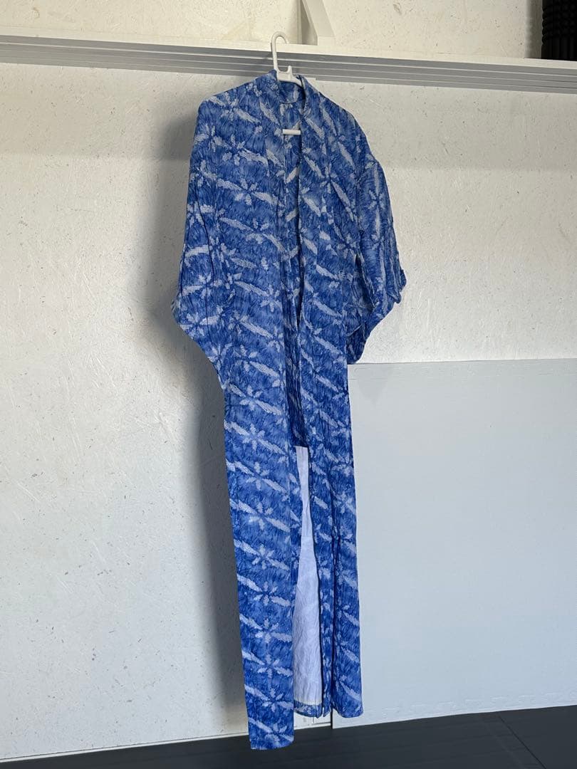 ギースー　有松絞り　ゆかた　浴衣・帯セット　美品