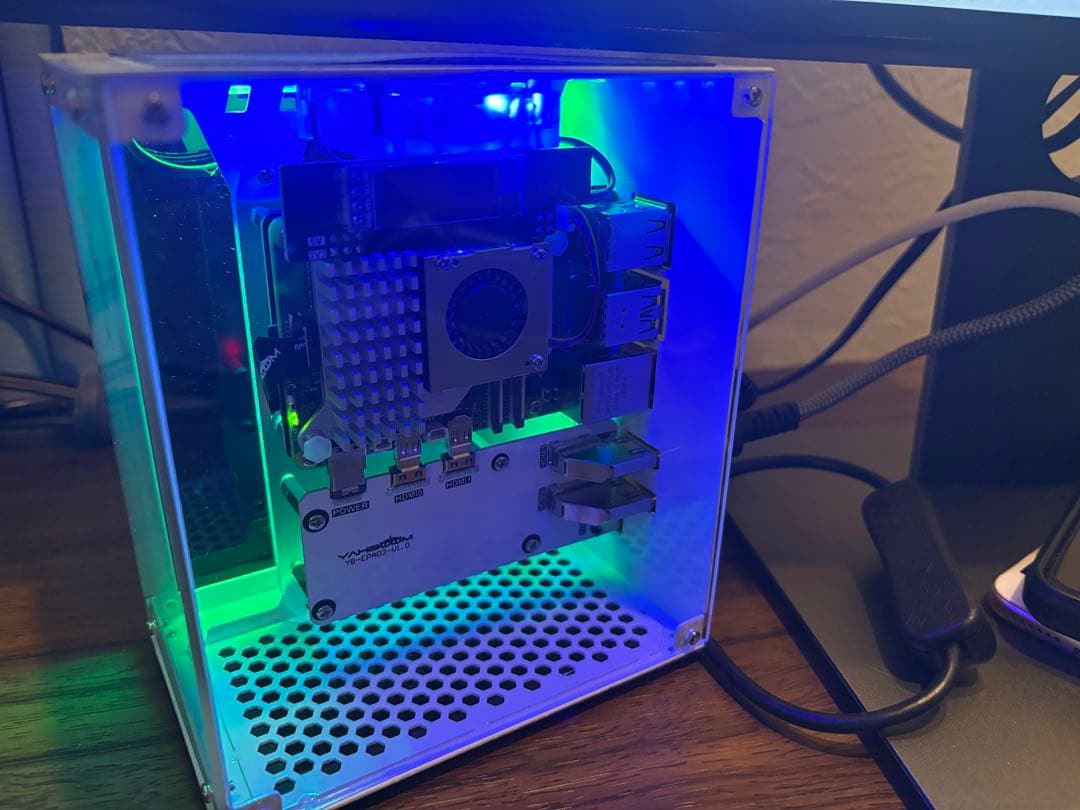 Raspberry pi 5(8GB)/m.2 ssd(256GB)/ケース