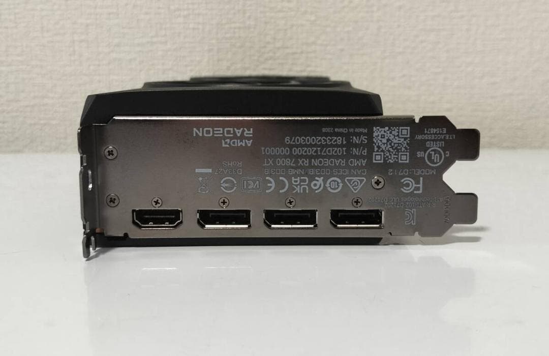 グラフィックボード・グラボ・ビデオカード SAPPHIRE AMD Radeon RX 7800 XT 16G GDDR6