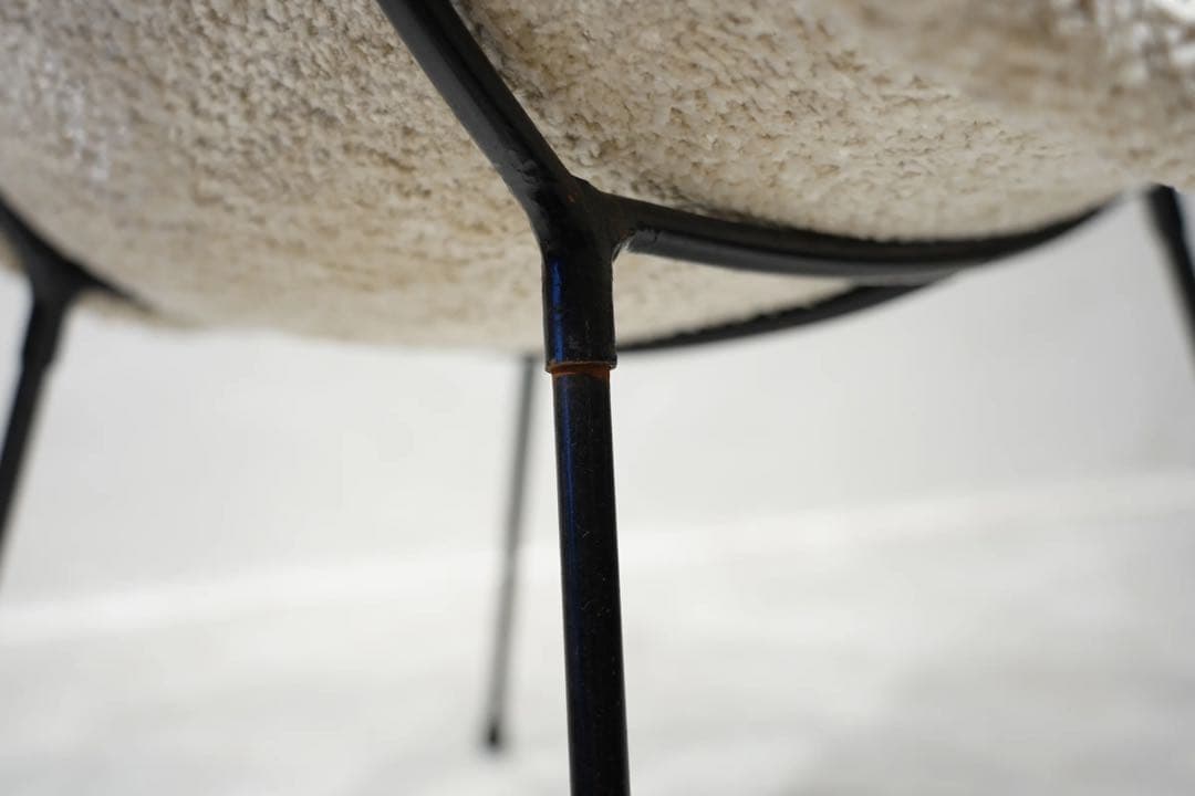 フランス　ビンテージ　アームチェア　60s’ 1人掛け椅子　アイアン