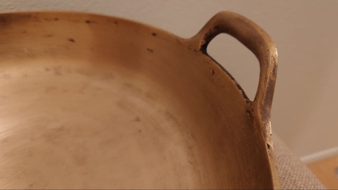 純銅製 業務用 大型 銅鍋 天ぷら鍋 33cm 送料込み