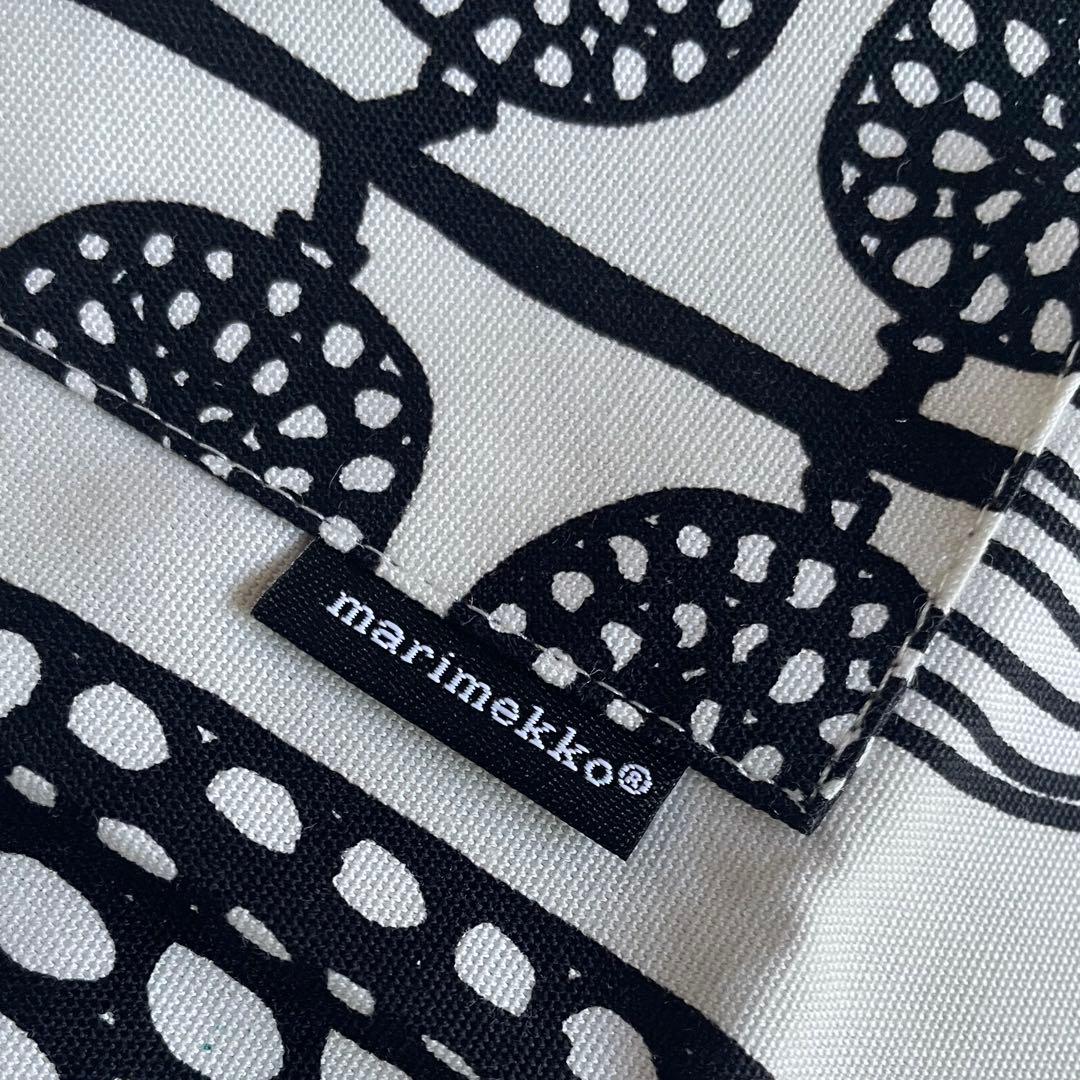 新品 marimekko プータルフリンパルハート エプロン グリーン