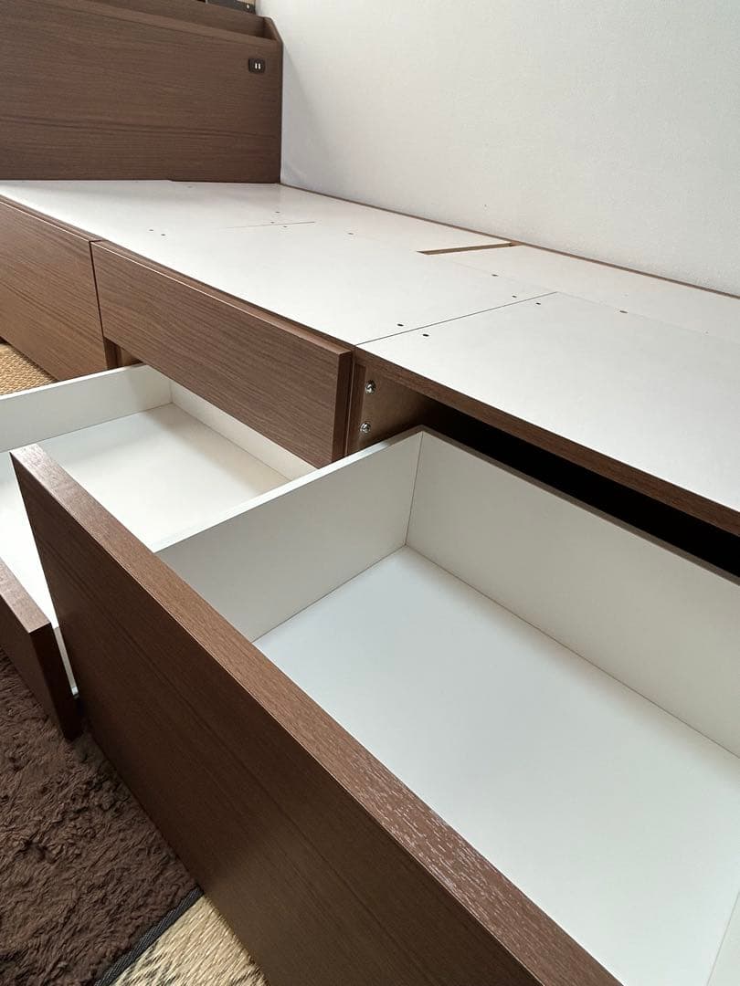 シングルベッド 収納付き ニトリ ジオチェスト