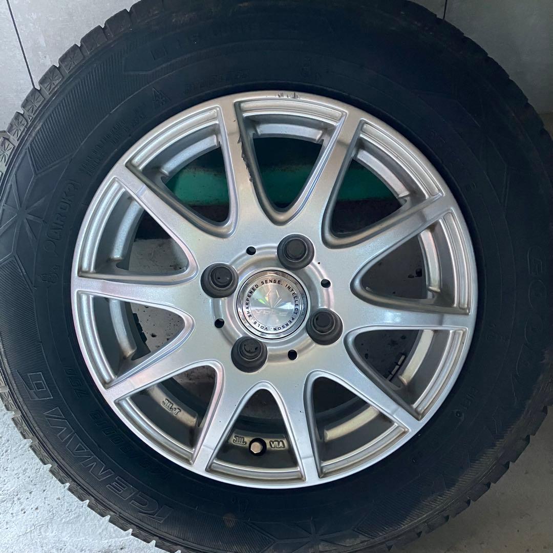 NBOX GOODYEAR アイスナビ6　13インチ スタッドレスホイールセット