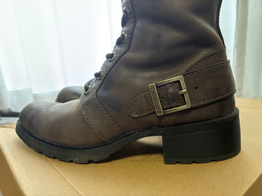Timberland　編み上げブーツ　ロングブーツ