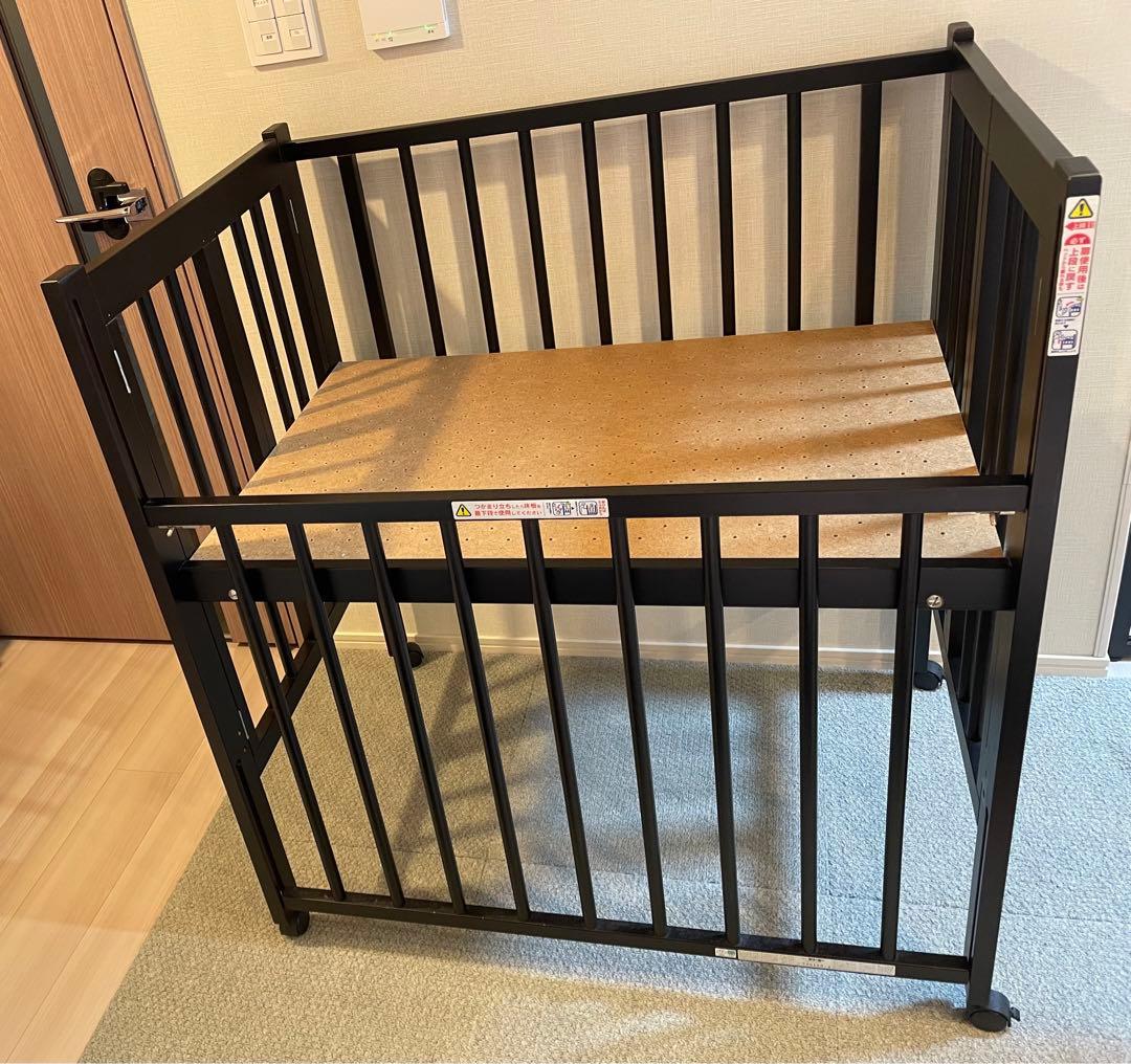 ワンタッチハイベッド　クールミニ　ダークブラウン　発送たのメル便送料込み