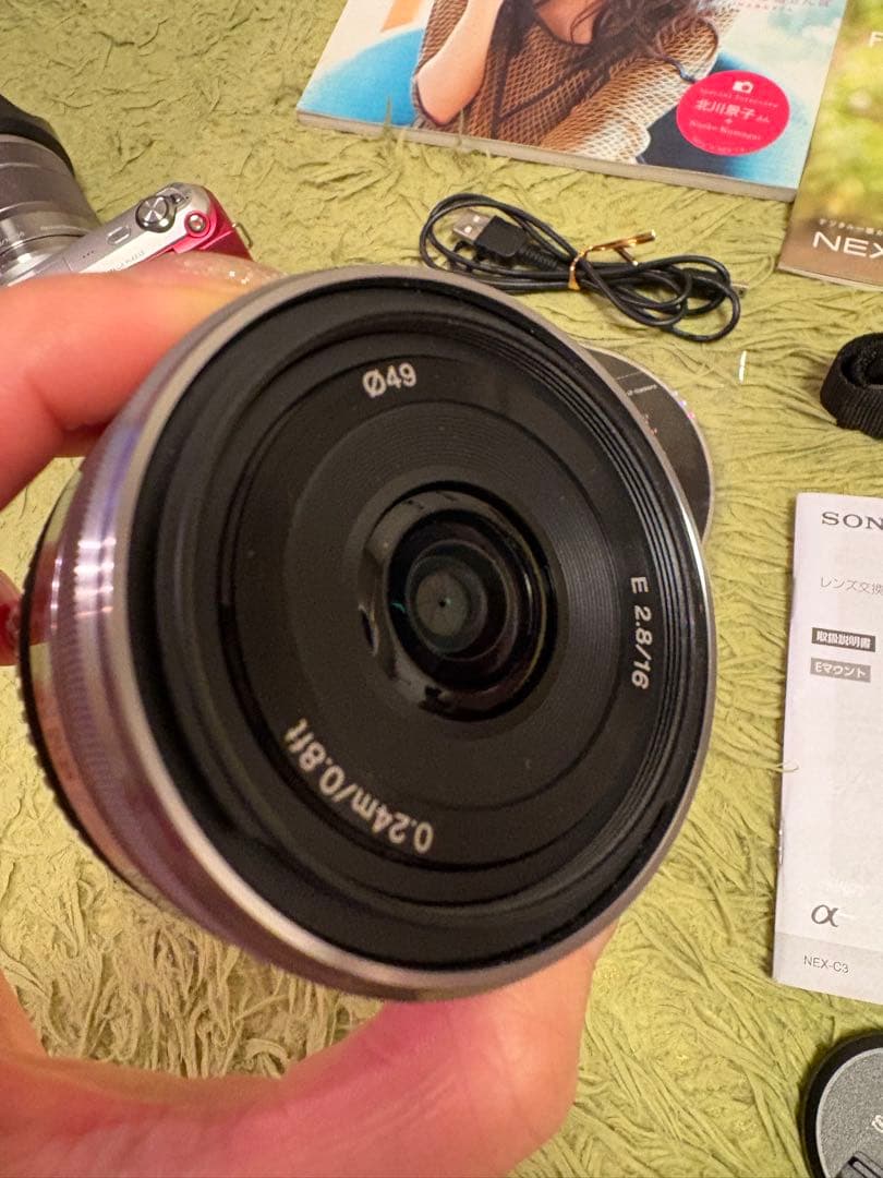 Sony NEX-3 デジタル一眼レフカメラ ピンク