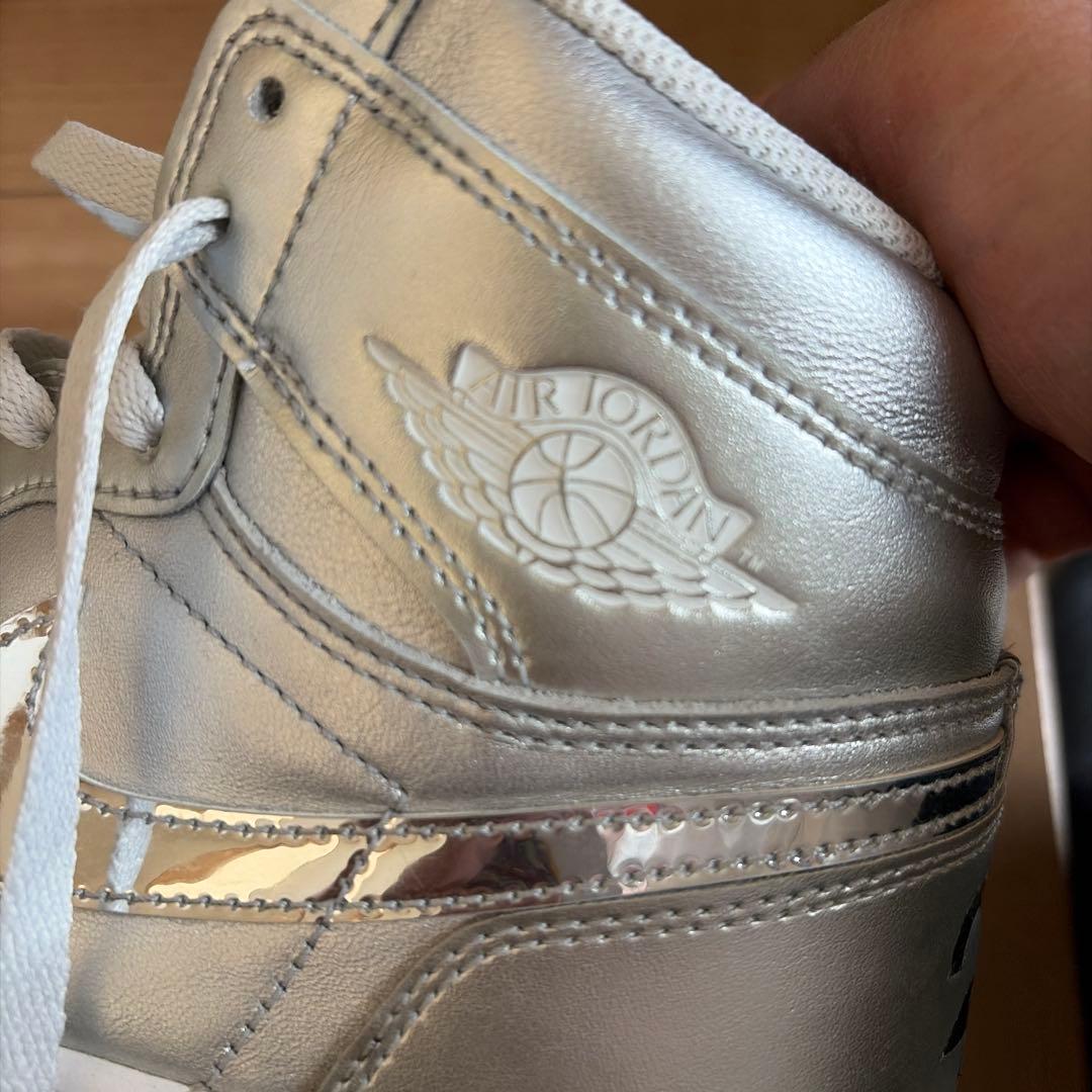 Nike Air Jordan シルバー シューズ