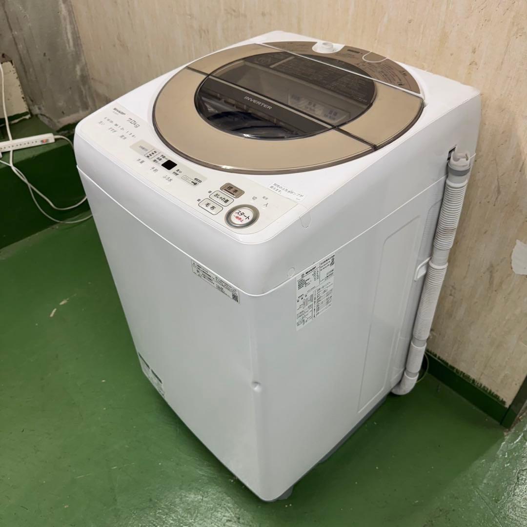 64 SHARP 家庭用　洗濯機　7キロ　小型　一人暮らし　家庭用　きれい　安い