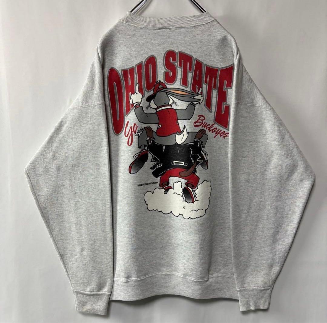 USA製　ルーニーテューンズ　スウェットXLサイズ　グレー　1993年製