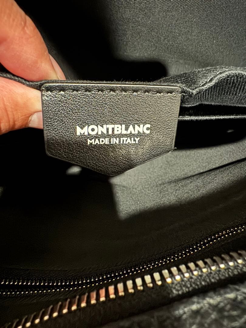 MONTBLANC トリヨンレザー ビジネスバッグ ブラック