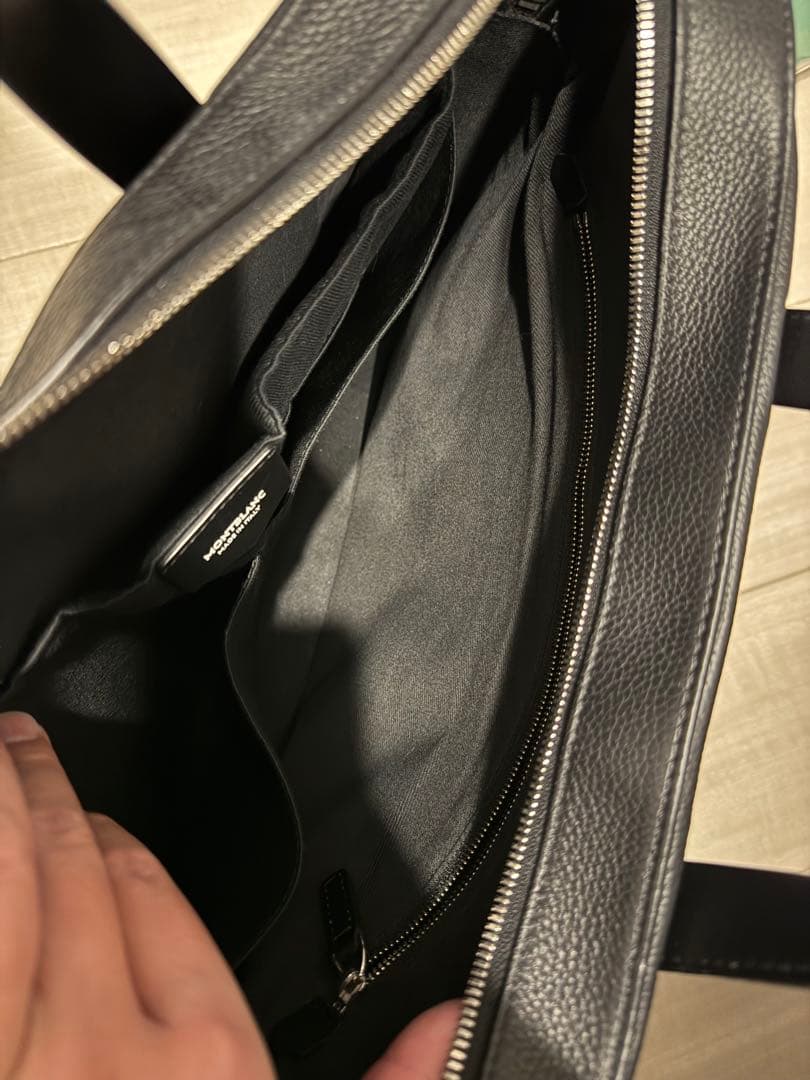 MONTBLANC トリヨンレザー ビジネスバッグ ブラック