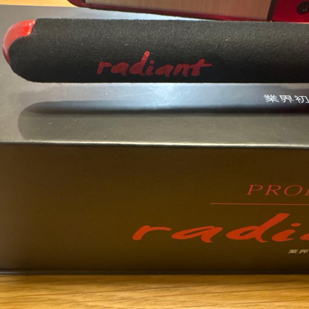 【美品】radiant mini プロフェッショナルヘアアイロン ミニ