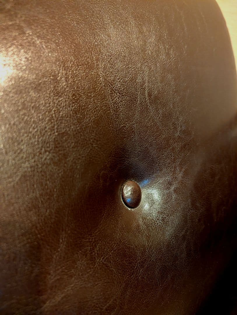 ダークブラウン 2人掛けソファ