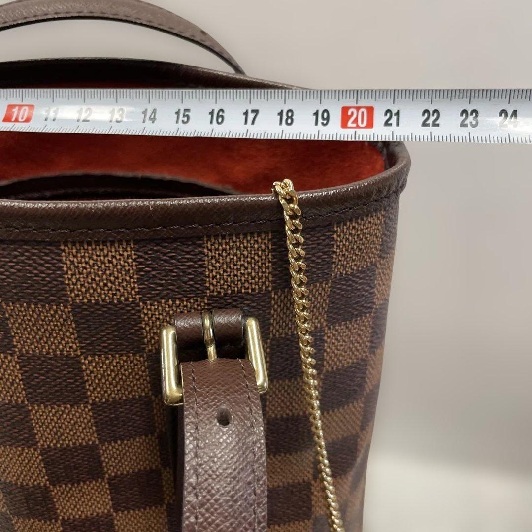【LOUIS VUITTON】ダミエハンドバッグ ポーチ付き