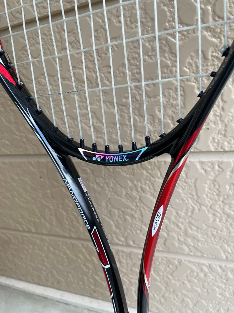 美品 YONEX NANOFORCE 7S 軟式テニスラケット 90SQ.IN