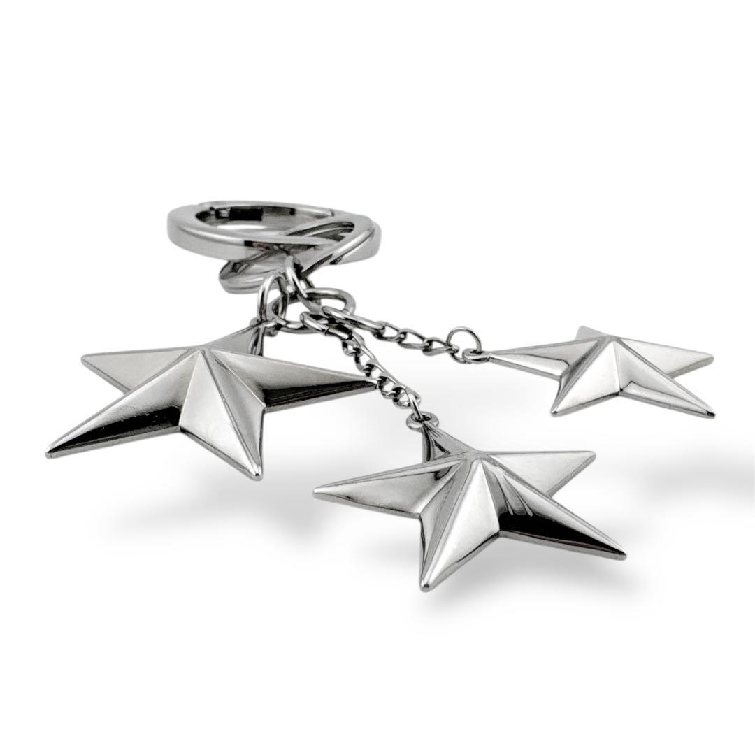 美品◇ジミーチュウ キーリング キーホルダー スター スタッズ シルバー