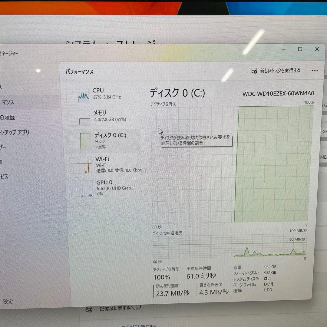 動作品 HP Slim Desktop i5 8400 8GB 1TB HDD