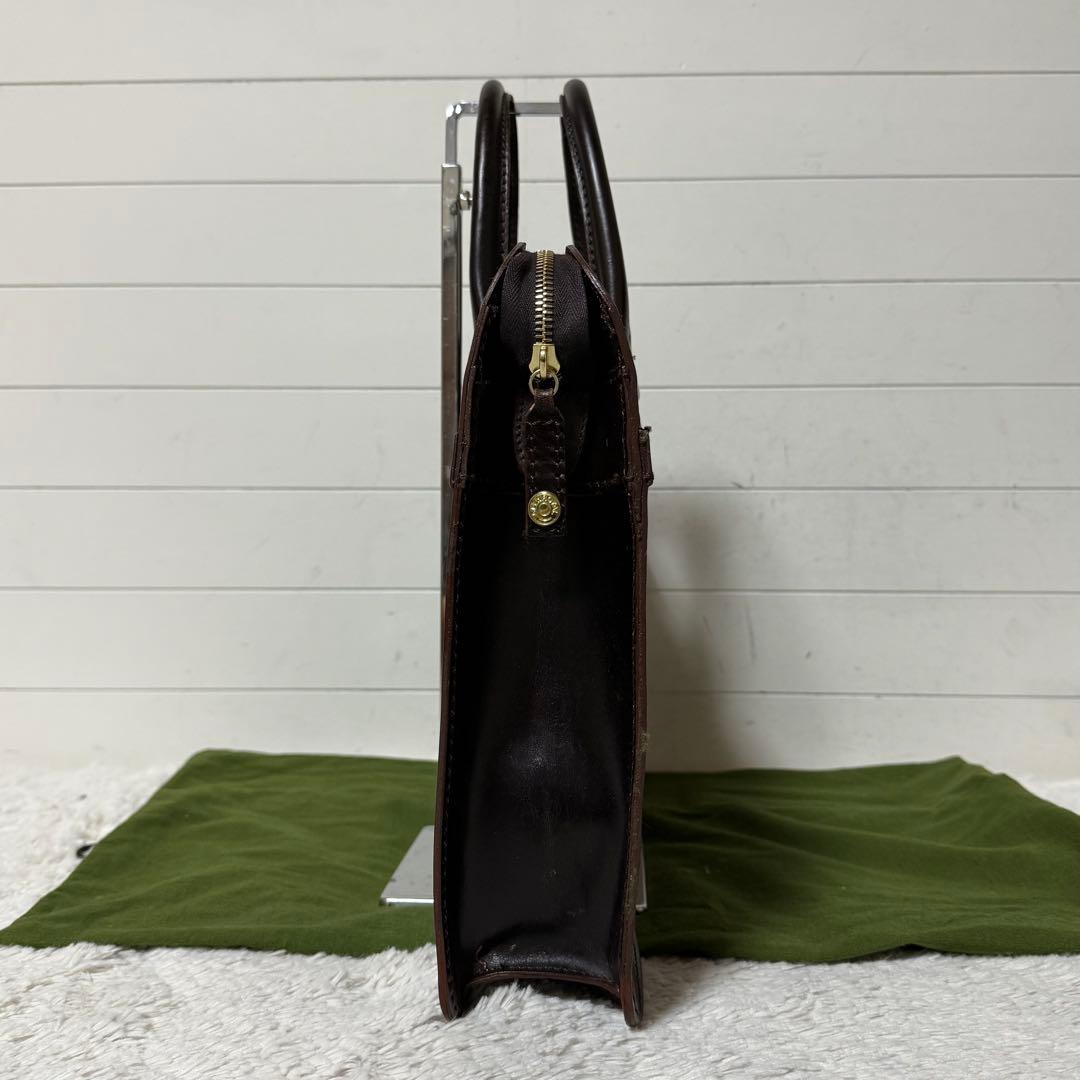 ⭐️未使用級⭐️ GLEN ブリーフケース　ブライドルレザー　ブラウン