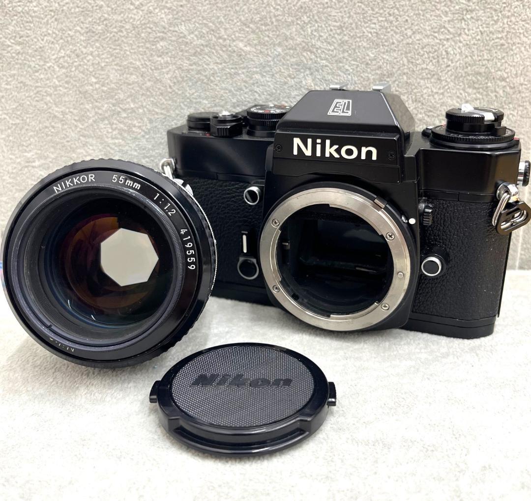 Nikon EL2 ブラックボディ/NIKKOR 55ｍｍ 1：1.2