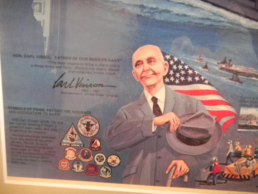 米国空母カール・ビンソンのレアポスター
