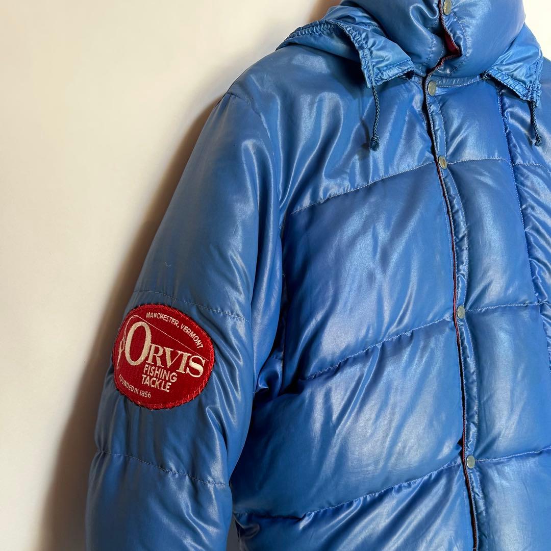 70s フランス製 Himasport ヒマスポーツ ダウンジャケット ブルー