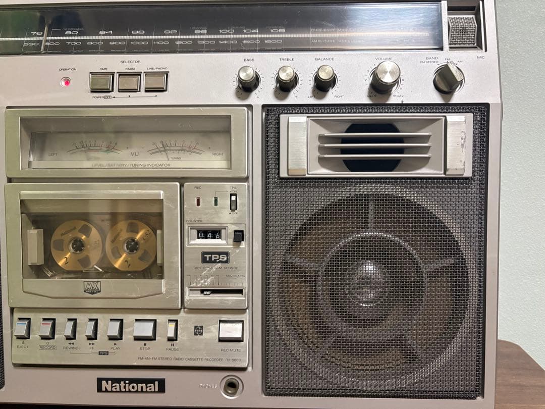 ナショナルラジカセ　RX–5600 動作品　レトロ