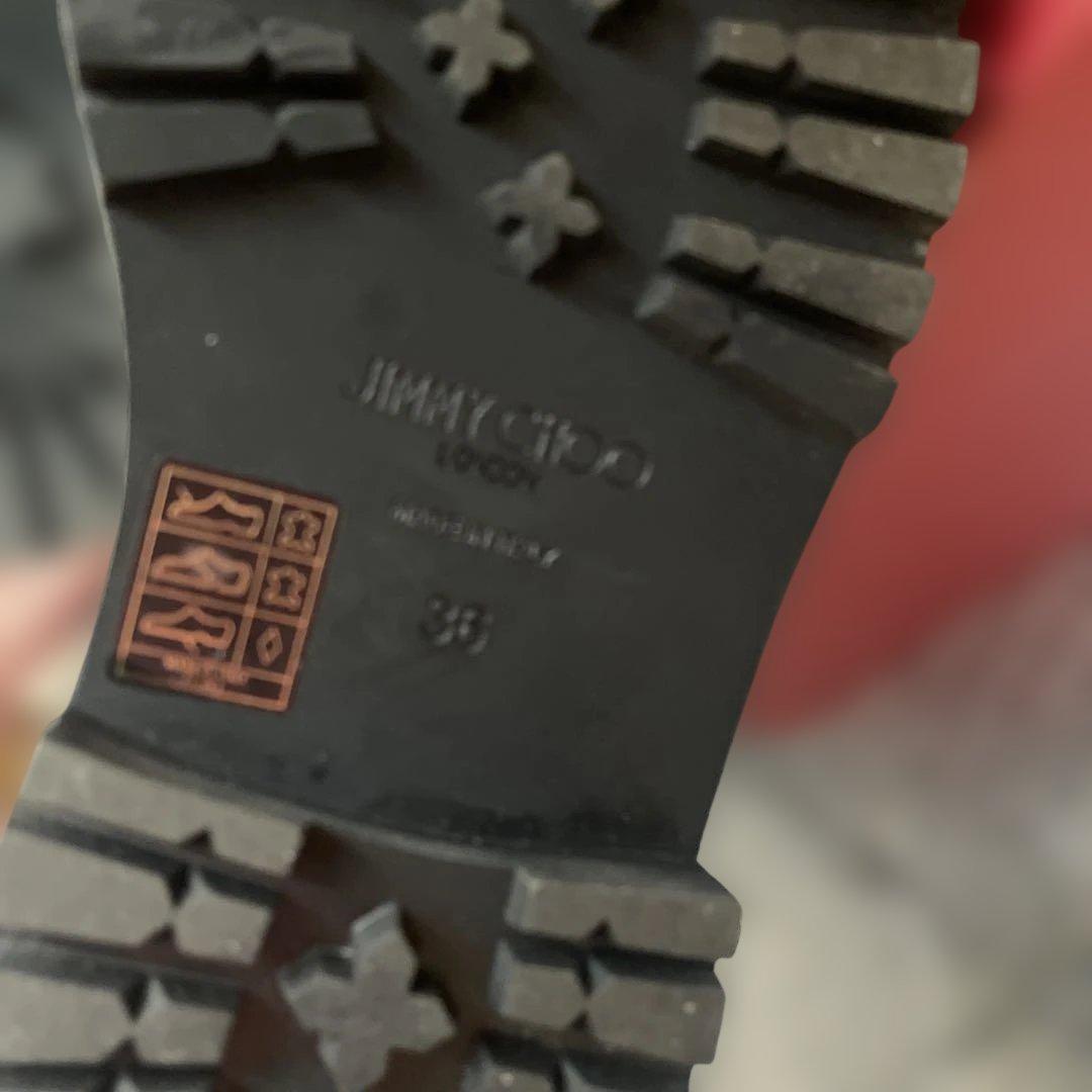 ジミーチュウ　ブーツ　モノグラム　36