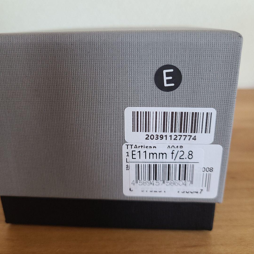 TTArtisan 11mm f2.8 単焦点レンズ　ソニーEマウント