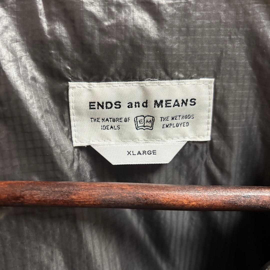ENDS and MEANS タクティカルパフベスト　アフリカンブラック　XL