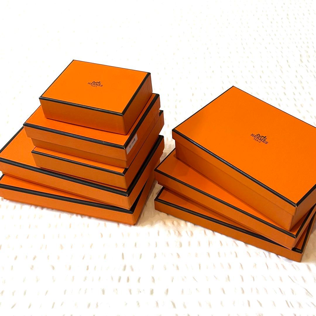 【新品同様多数】極上美品　エルメス25点ボックス空箱カレ90財布ツイリー化粧品用