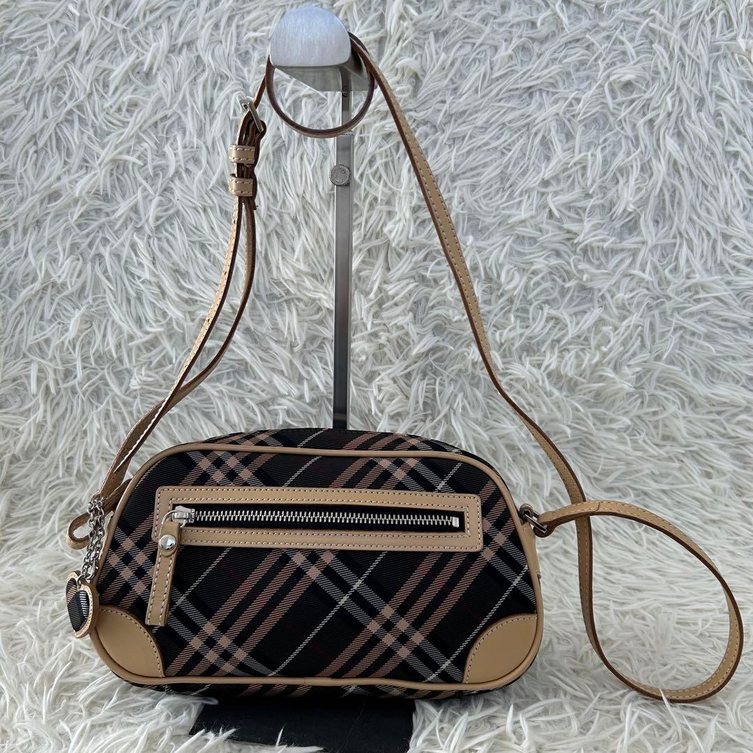 ✨美品✨ バーバリーブルーレーベル ショルダーバッグ カメラバッグ チェック