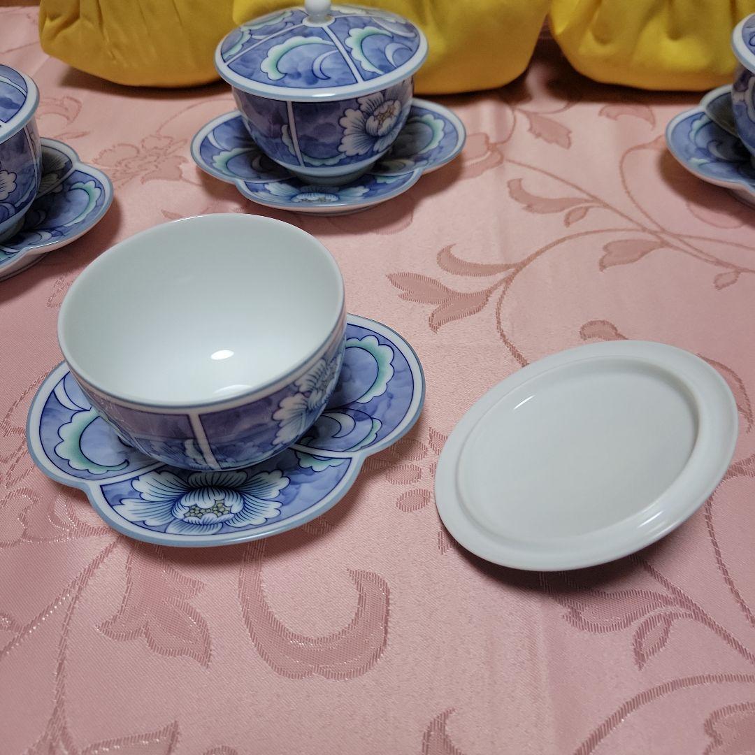 ノリタケ ダイヤモンドコレクション 食器 蓋付き 湯呑み 茶托付き