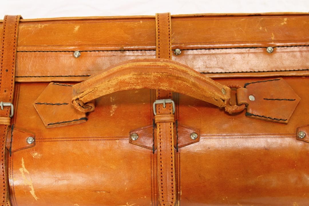 レザー風？旅行かばん クラシックスタイル