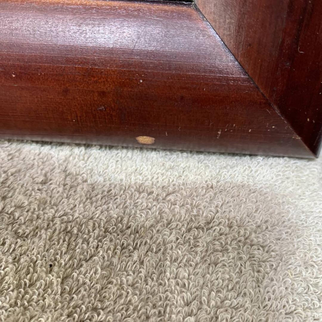 Budweiser　バドワイザー　大型　パブミラー　壁掛け　鏡　木枠XZ3921