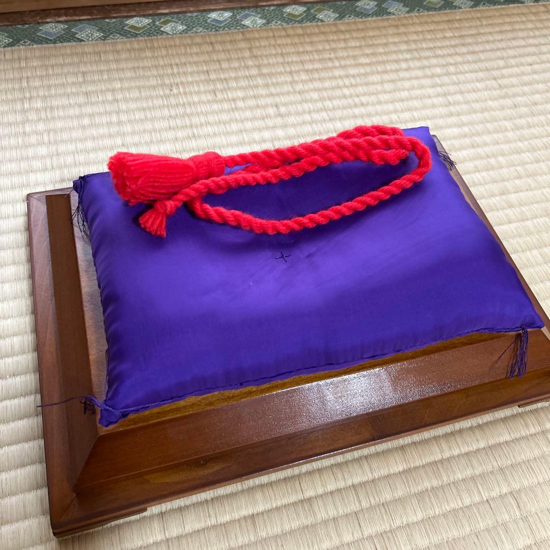 金工家作 純銀製独楽置物　ガラスケース付駒の銀