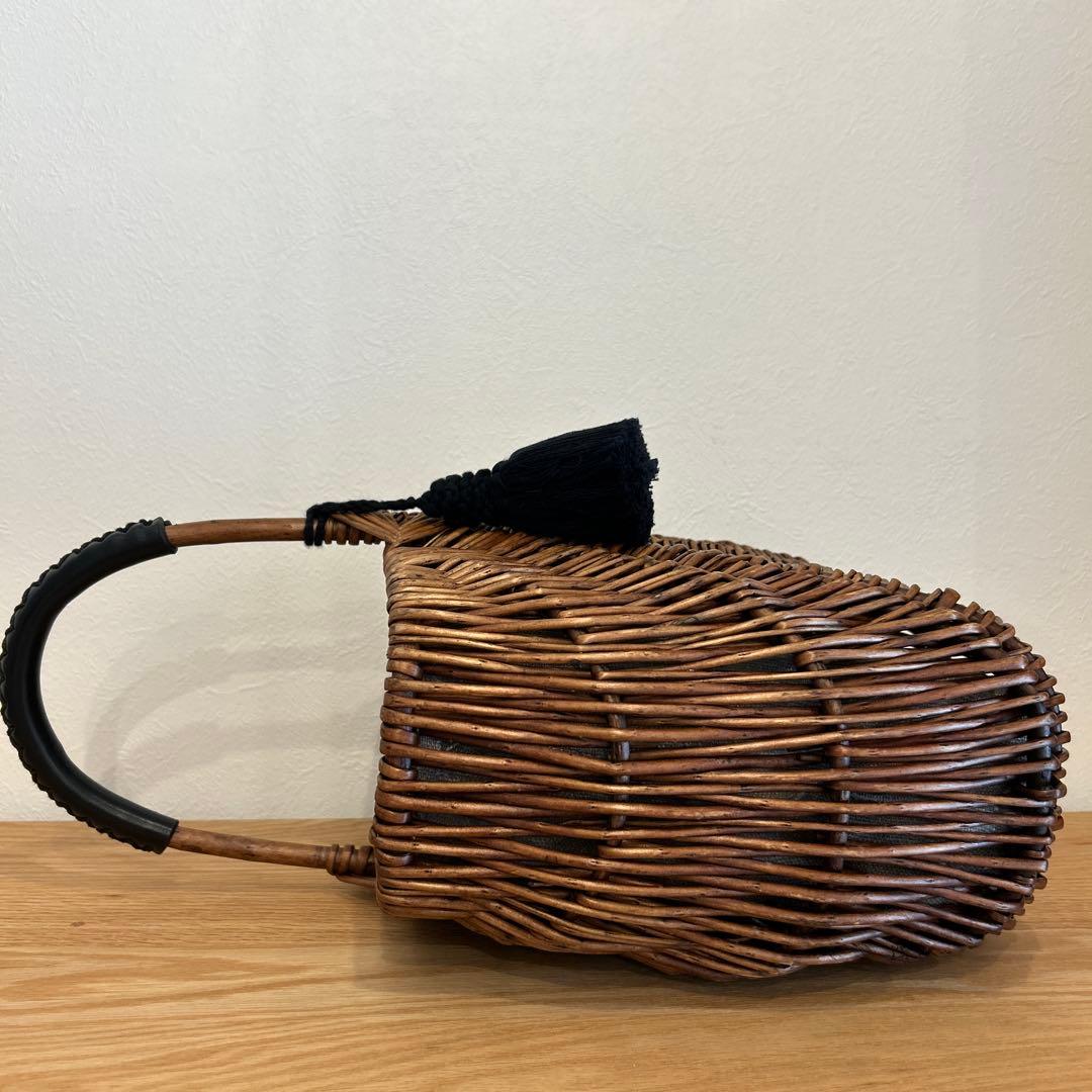 ＊【美品】Pale Jute weekend basket ＊