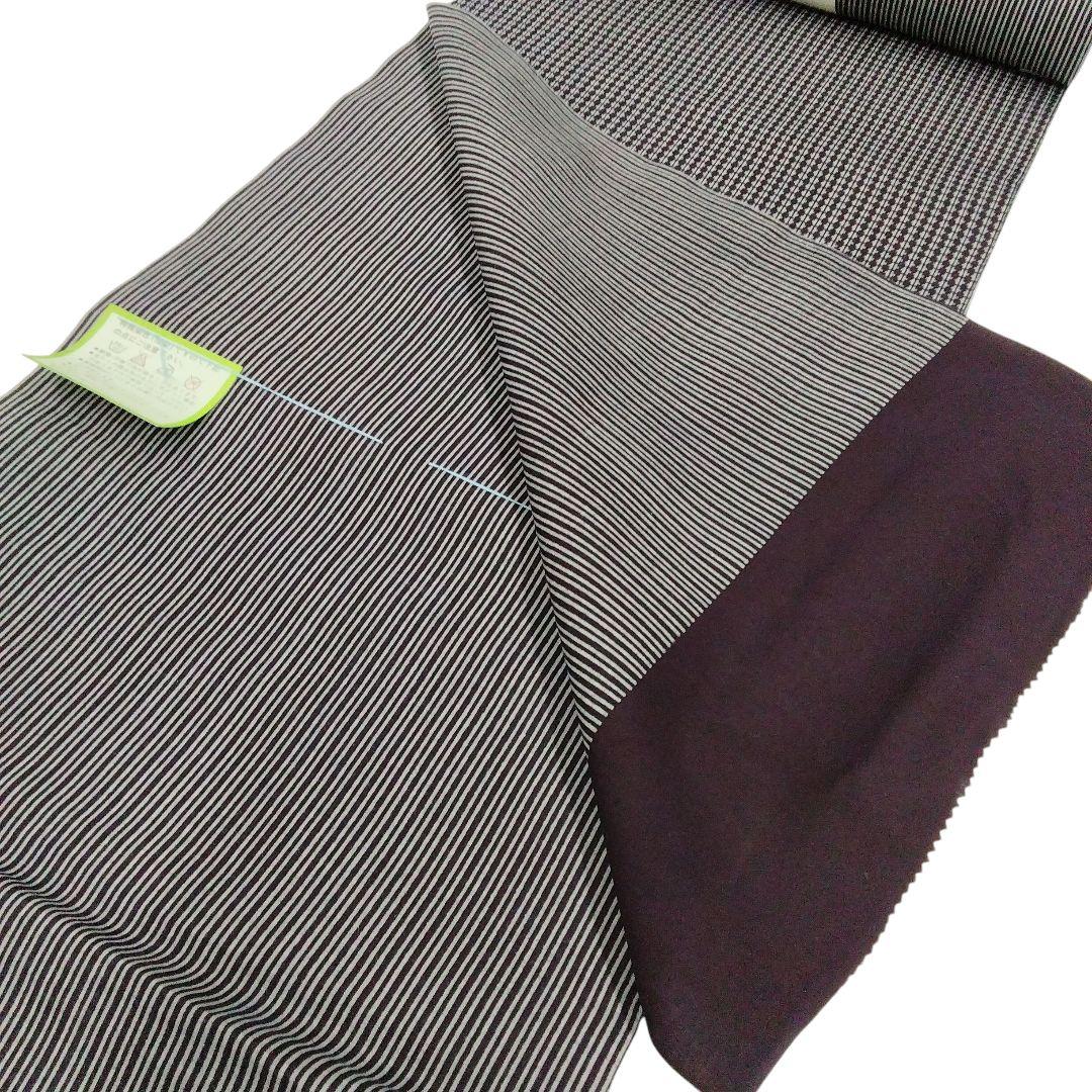 mimissu♡薩摩浴衣　裏柄変り　両面染め　濃紫　東京本染　　#1137