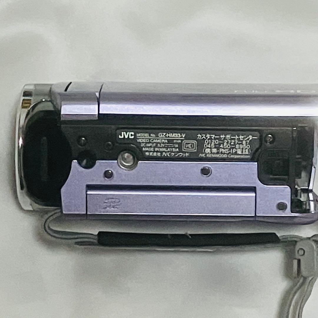 希少 JVC Everio GZ-HM33 パープル ビデオカメラ