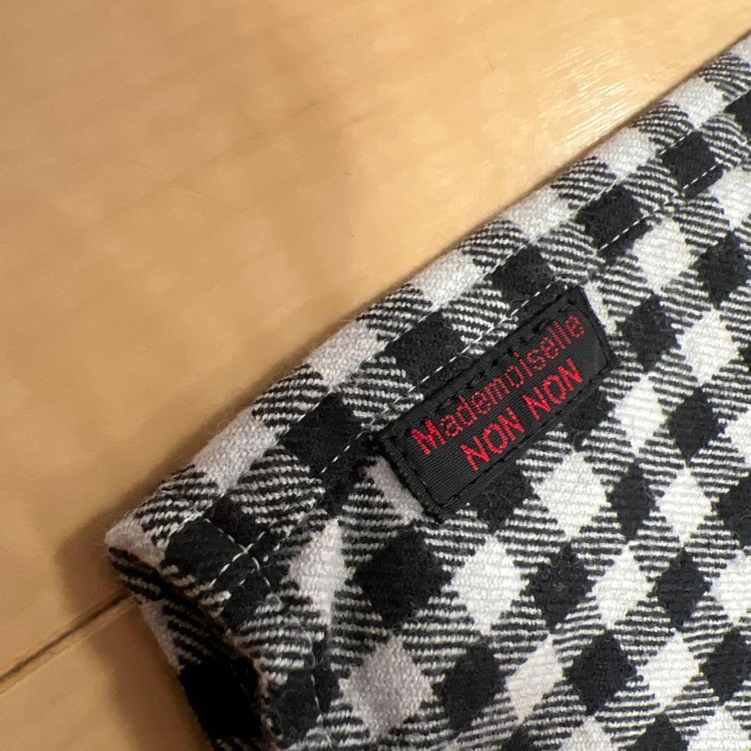 タグ付き新品　マドモアゼルノンノンパパス　シャツ　ジャケット　長袖　毛50綿50