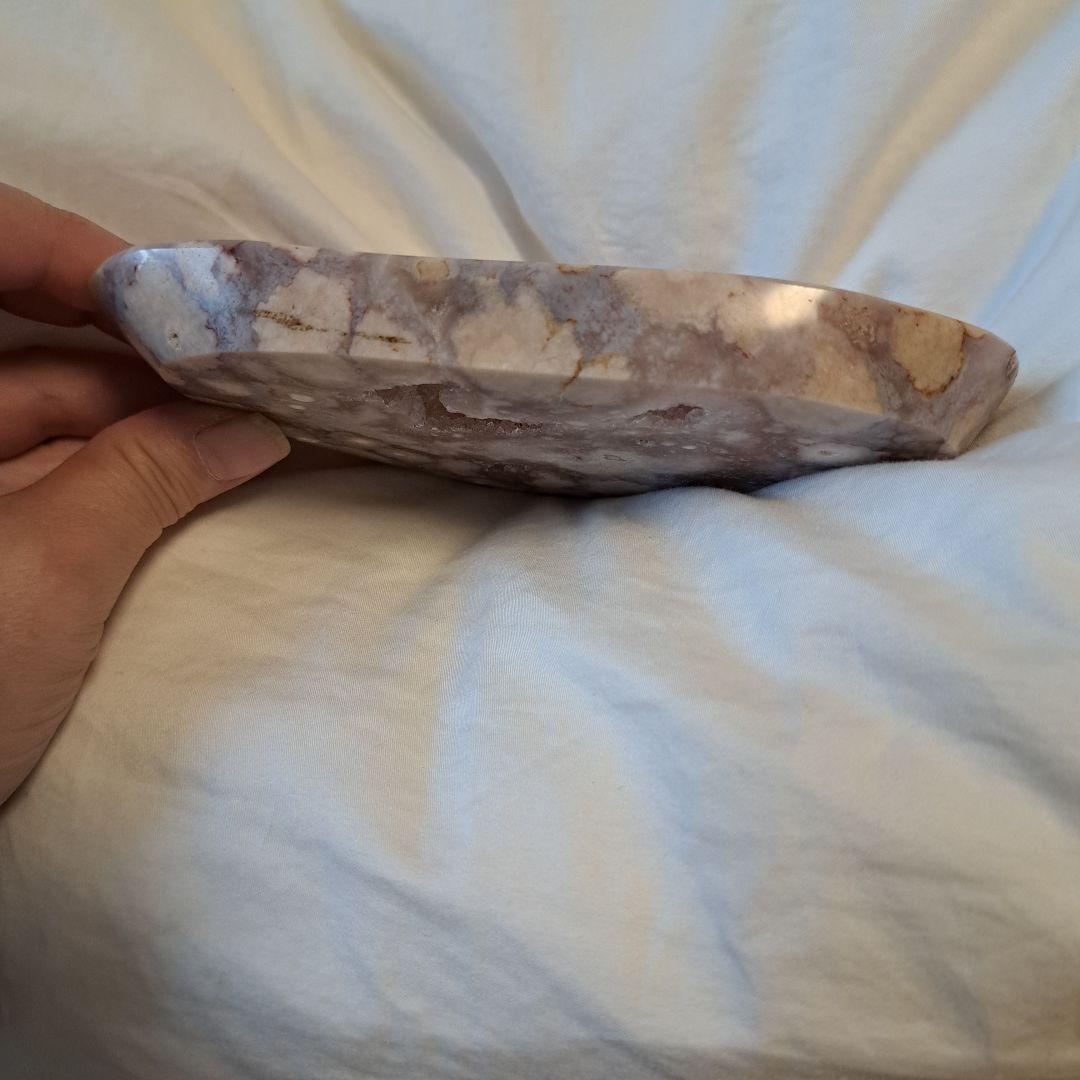 ピンクアメジスト　　パワーストーン　置物　台座付き