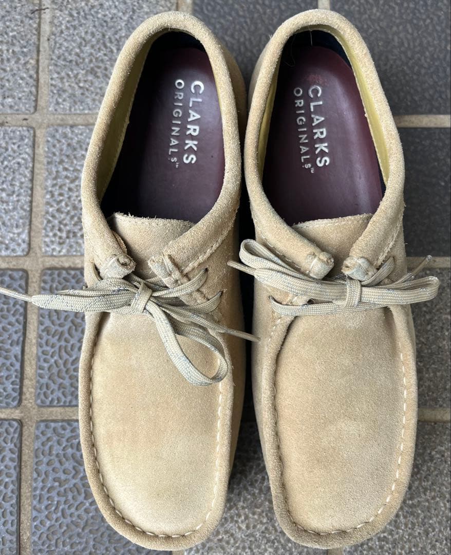CLARKS ORIGINALSwallabeeワラビーmaple suede