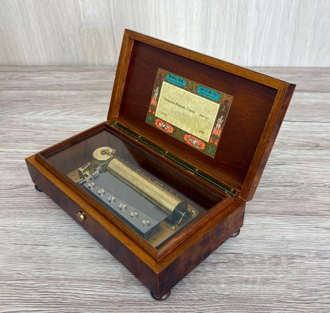 美品 リュージュ オルゴール 72弁 ハンガリー狂詩曲3パート