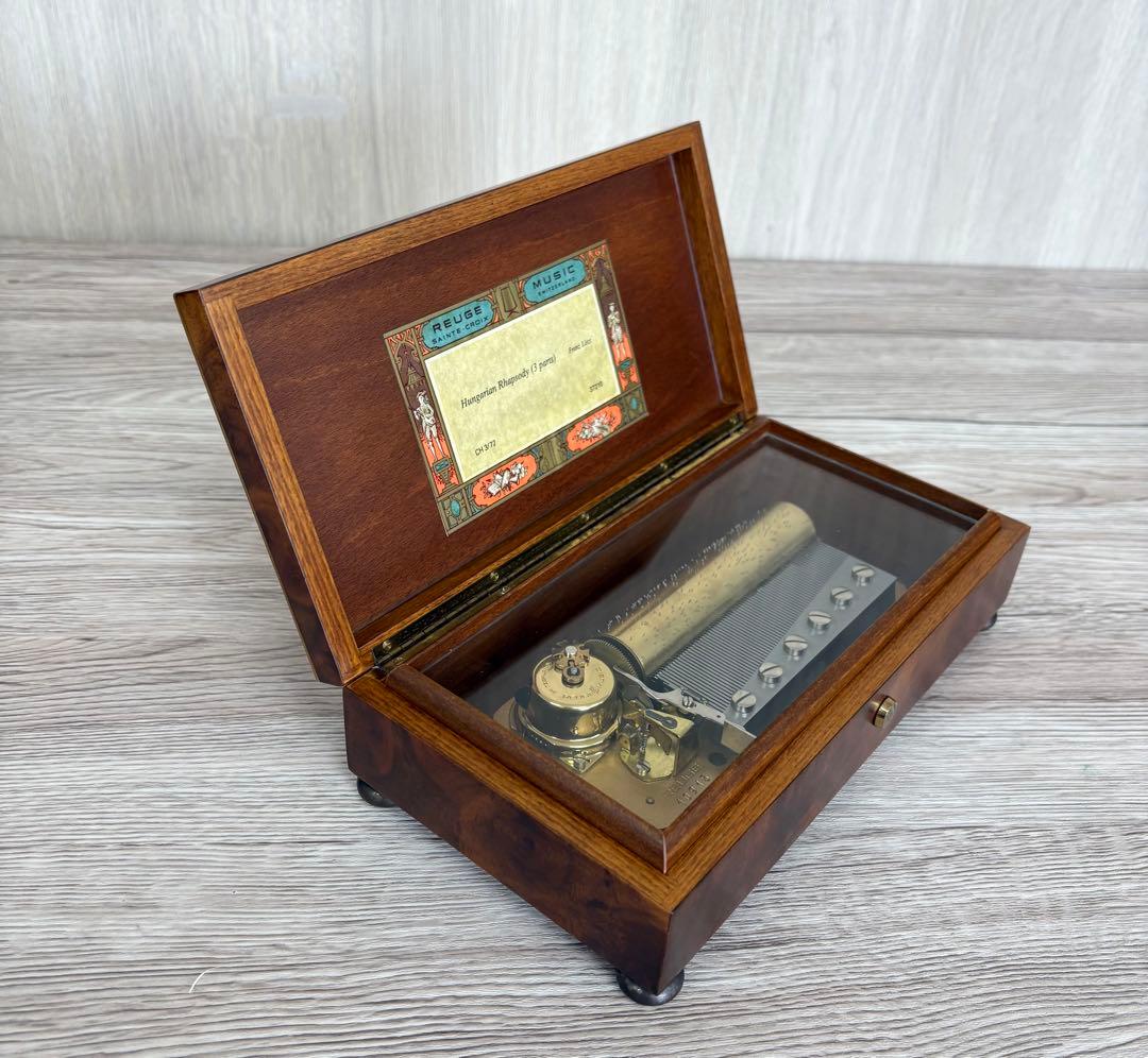 美品 リュージュ オルゴール 72弁 ハンガリー狂詩曲3パート