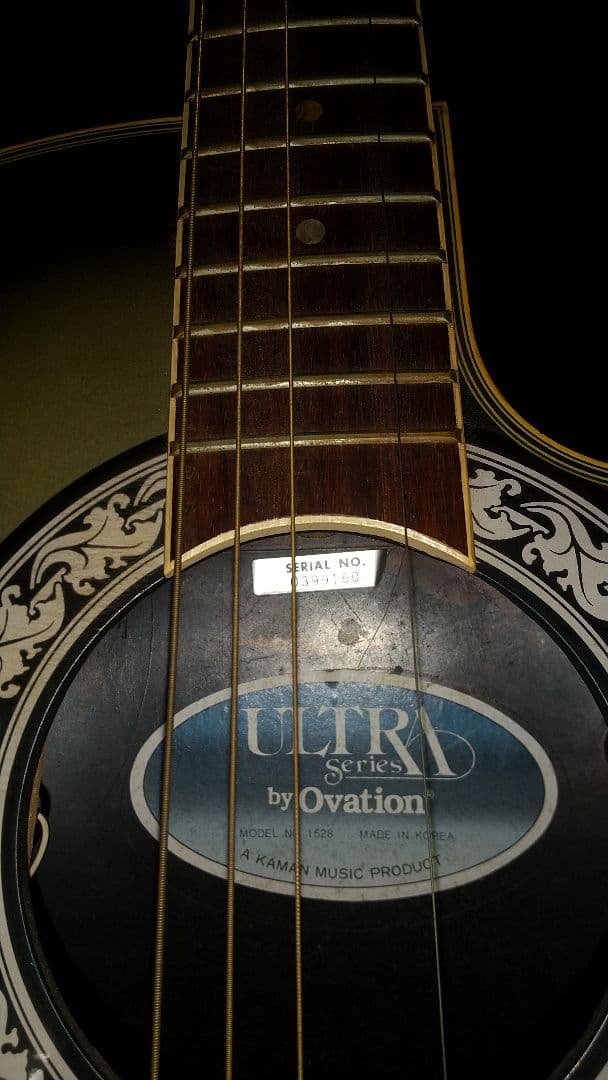 アコースティックギター グラデーションブルー ケース付き