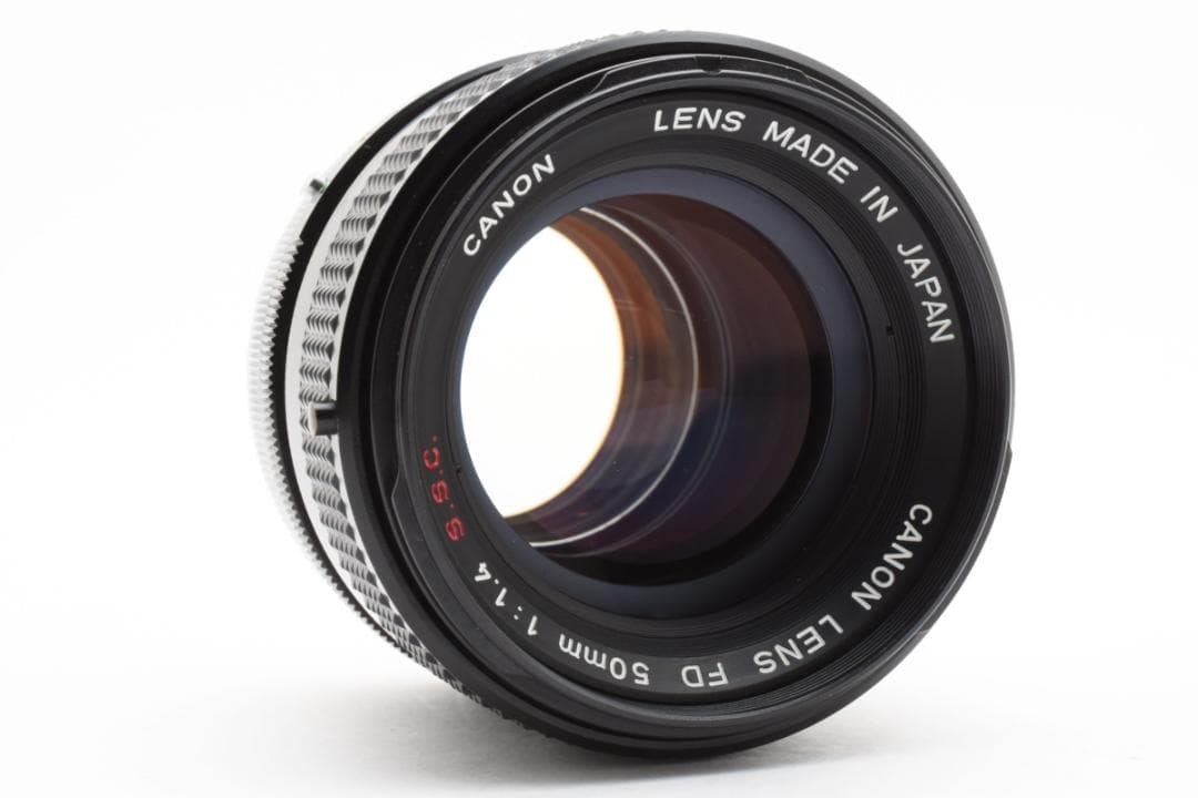美品 CANON FD 50mm f1.4 S.S.C MF レンズ　M303